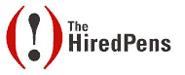 The Hired Pens Logo