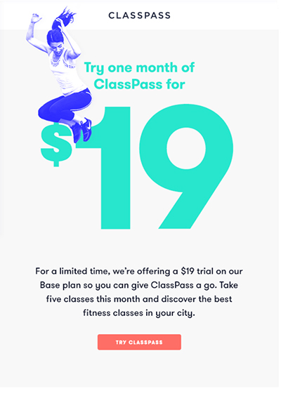 classpass newsletter