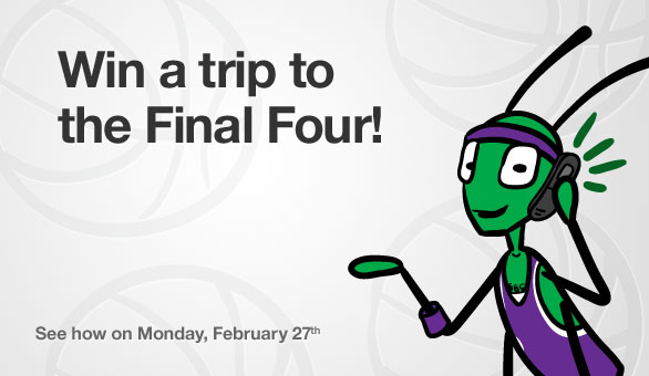 Win a Trip to the Final Four from Grasshopper