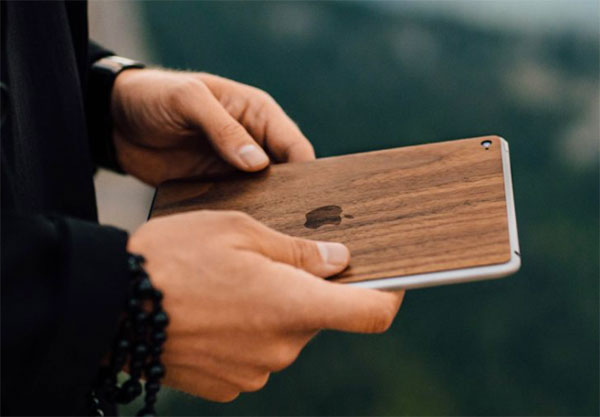 wood ipad cover