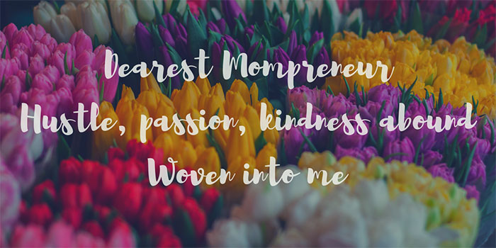 mompreneur appreciation