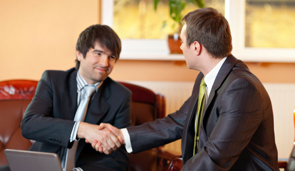 Two Men Shaking Hands