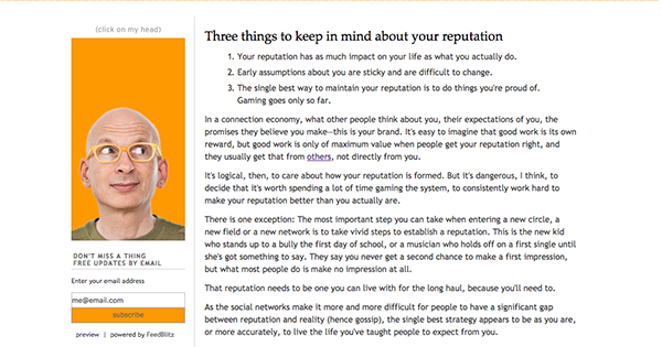 seth godin blog