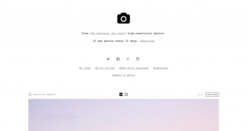 website tools unsplash